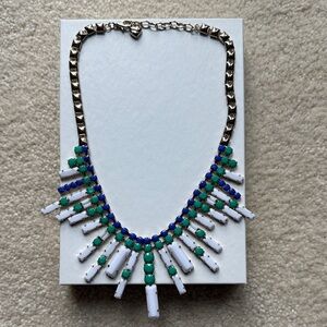 Elegant Blue and Green Necklace